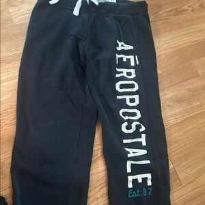 Aeropostale Black Joggers with Logo